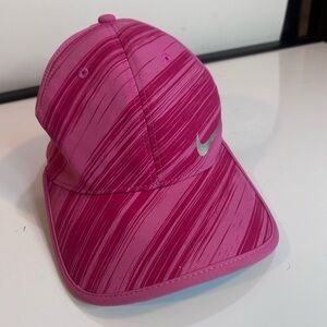 Nike Golf Featherlight Dri-FIT Pink Reflective Running Pickleball Tennis Hat